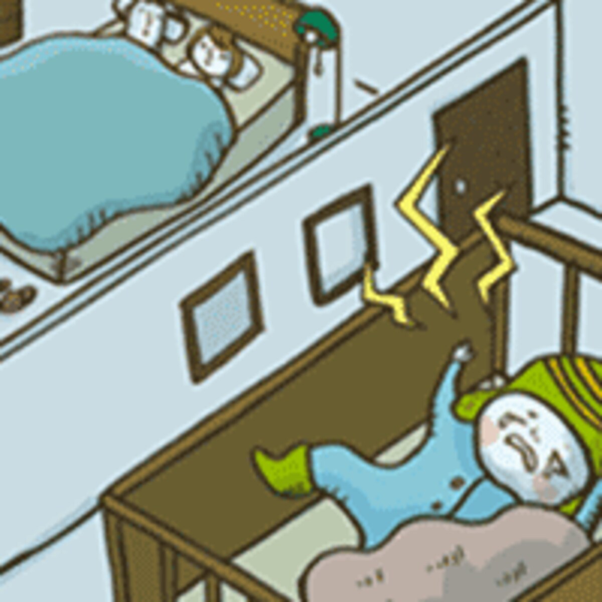 たった生後３ヵ月で別の部屋に寝かす？