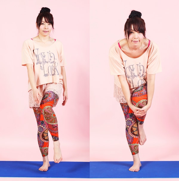 ニーハグ・バランス立ち