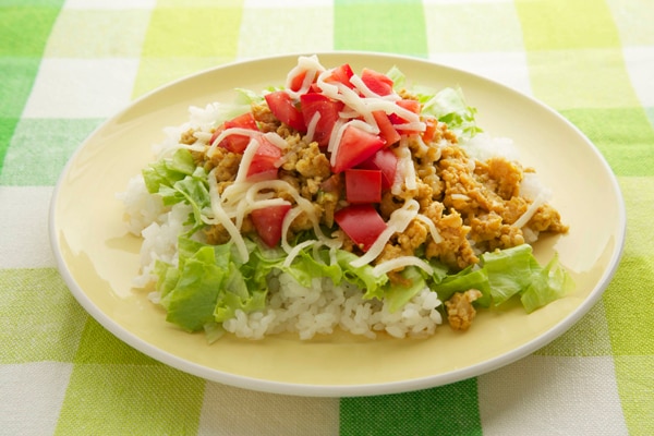 カレー風味のタコライス