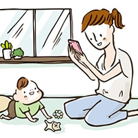 スマホで我が子撮影 ポイントは自然光