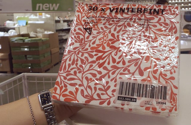 3000円で10品!イケア冬小物