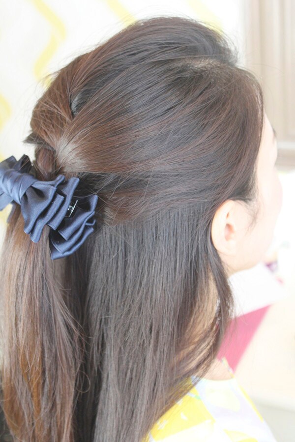 髪の毛を束ねるときには「ねじり」をプラス