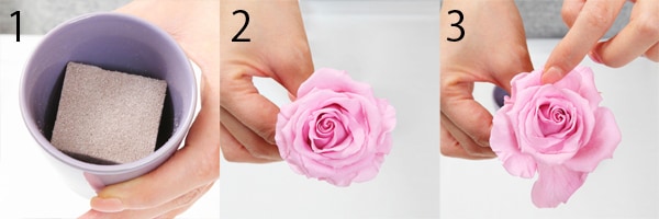 STEP2:お花と器の準備