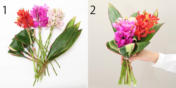STEP3：花束を組む