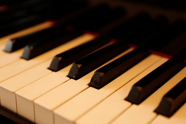 ピアノの鍵盤画像