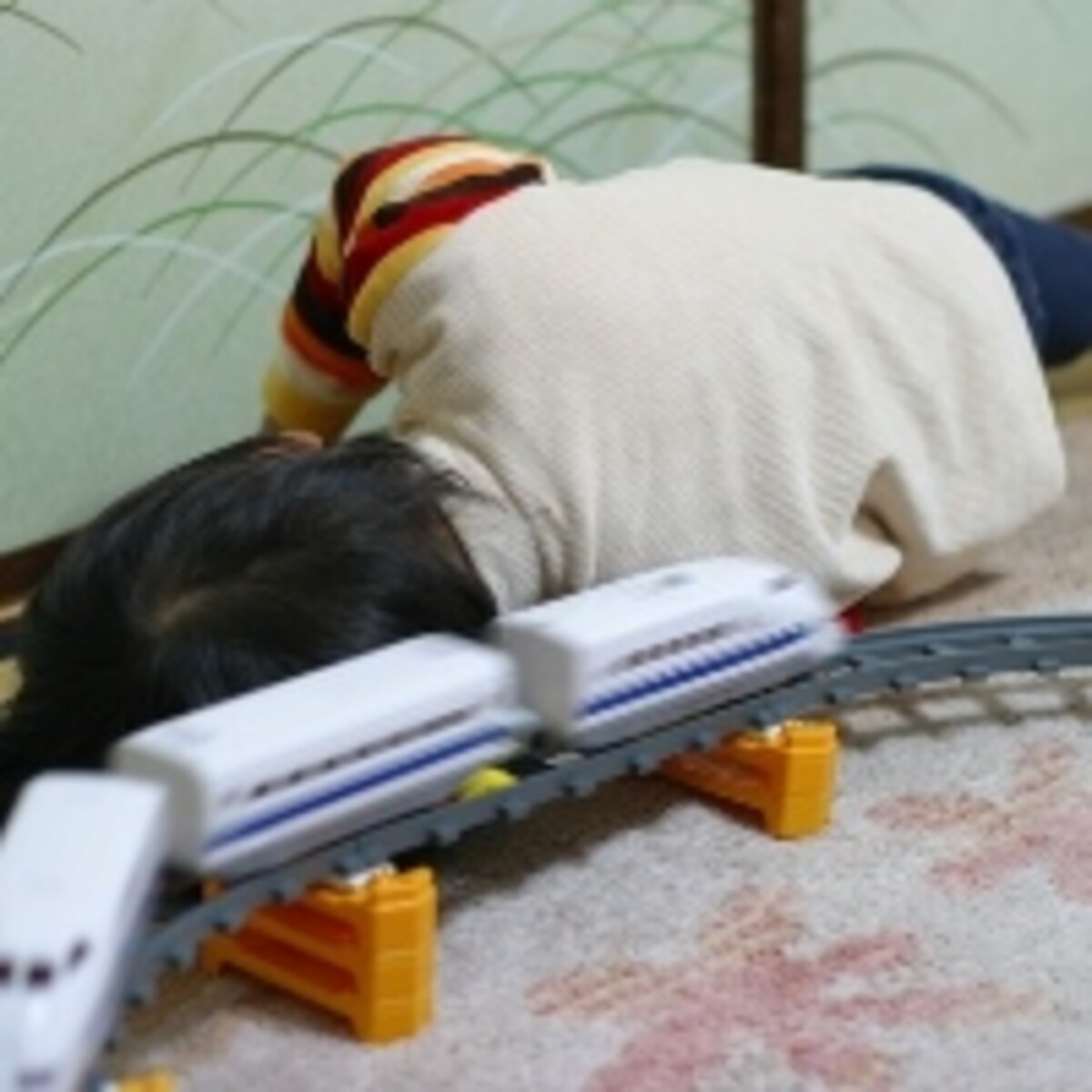 脅威!?　わが家の子鉄によくある行動