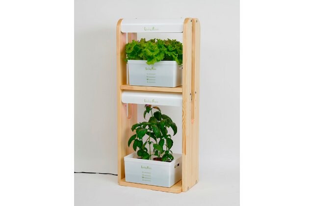 より多くの野菜を育てたい人に向けた、2段仕様のキット。