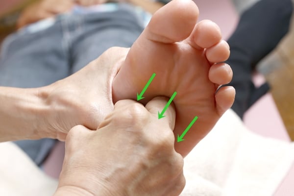 風邪のひきはじめをケアする足裏マッサージ