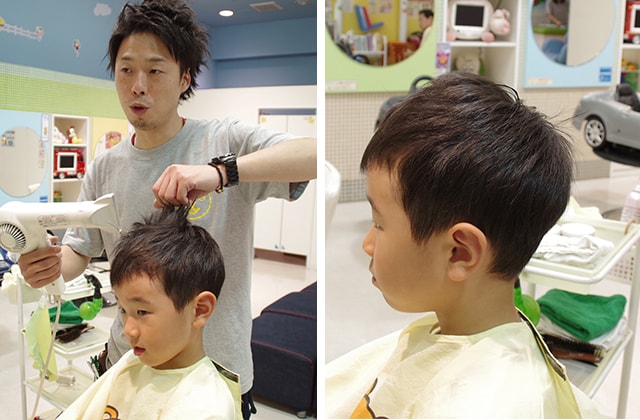 まずはヘアセットのための準備