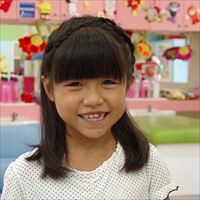 女の子の編み込みヘアアレンジ・プリンセス風