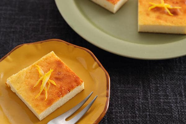 レシピ | 柚子のベイクドチーズケーキ