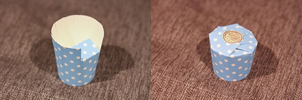 紙コップラッピング