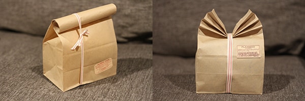 紙袋ラッピング