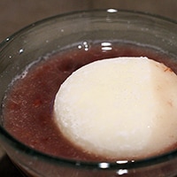 5分で美味！レンチンアイスのクリーム白玉ぜんざい