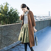 2月7日 家族の食事会は定番アイテムにエレガントさをプラスして