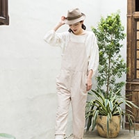 2月24日 子どもとのんびり過ごす日は、やさしい色味のコーデに