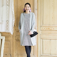 2月22日　コーデに困ったときは、お気に入りのワンピで街へ