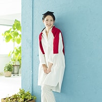 2月14日　シンプル服に赤を効かせたバレンタインコーデ♡