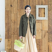 2月16日　ふんわり春ワンピをまとって、足どり軽く早朝ロケへ