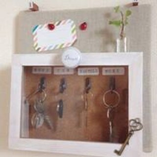 「Can★Do」でDIY！玄関を飾る“壁掛けキーボックス”を作ろう