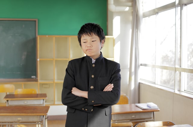 中学生の男の子