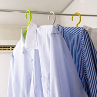 冬場は外干しより部屋干しの方がよく乾く？