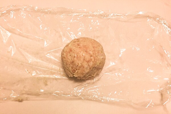 ラップで形を整える