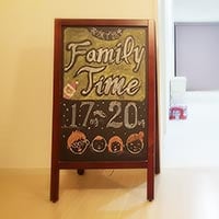 スタバやモスを模して言いにくい事をほっこり伝える黒板アートに挑戦