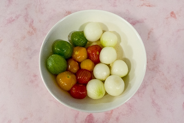 ミニトマトとペコロスの浅漬け