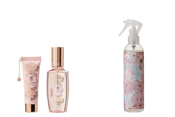 UVカットのハンドクリームとファブリックスプレー