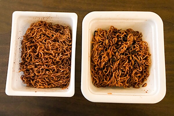 できあがりの比較