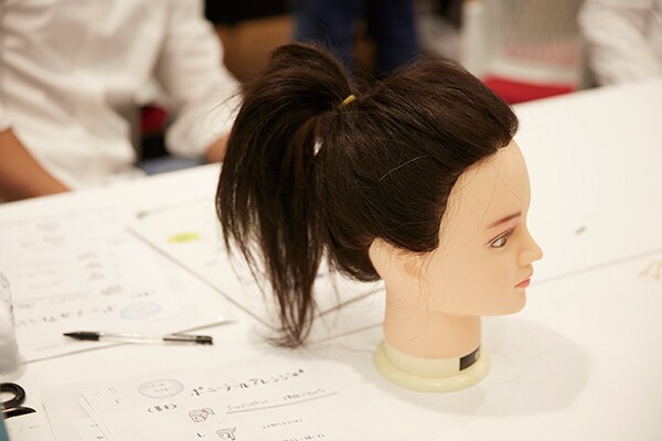 ポニーテール完成