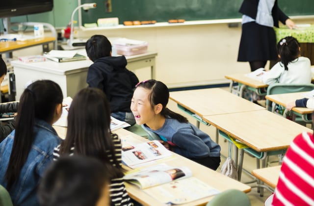 小学校のクラスの様子