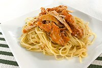 【ファミマ】サラダチキン・カラムーチョでペペロンチーノ作ってみた