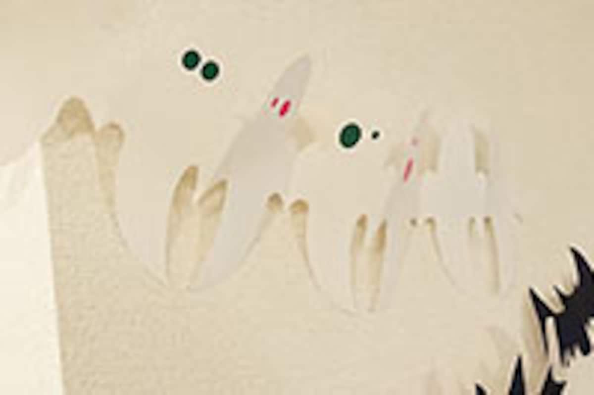 【SNS映え確実】「色画用紙」のくるくる紙お化け＆ガーランドが素朴カワイイ