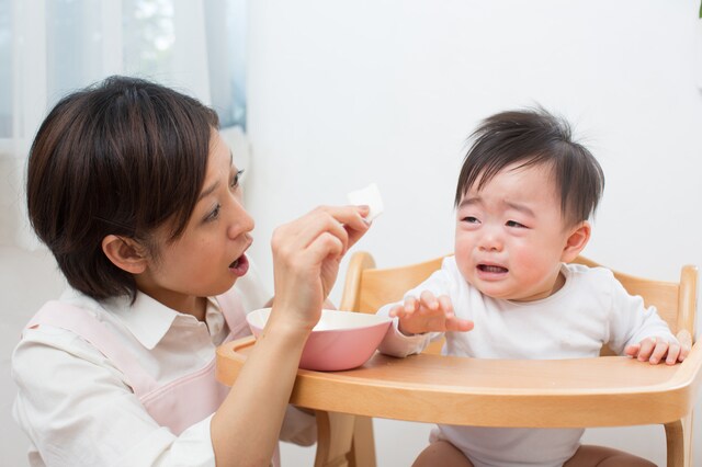 【病児食】赤ちゃんが嘔吐したあとに離乳食は食べてもいい？