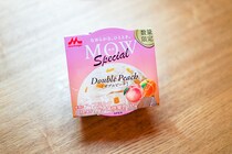 【数量限定】セブンだけの新作MOW「ダブルピーチ」は果肉たっぷり♪