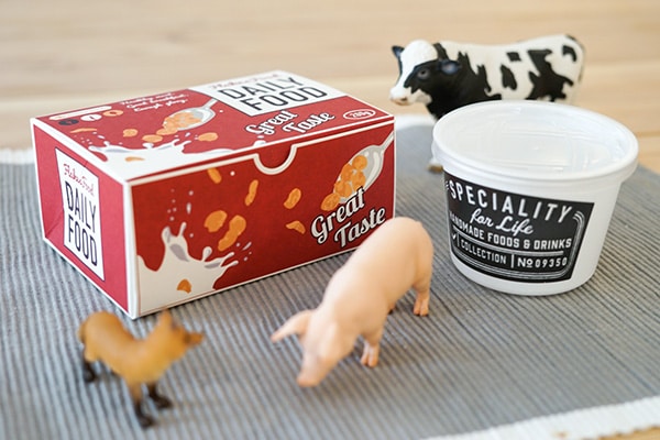 セリアで発見!使い捨てできるランチボックスがシャレかわいい♪