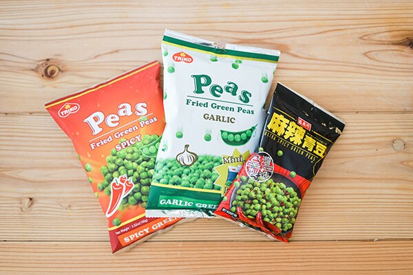 【カルディ】グリーンピーススナック3種を食べ比べてみたら…