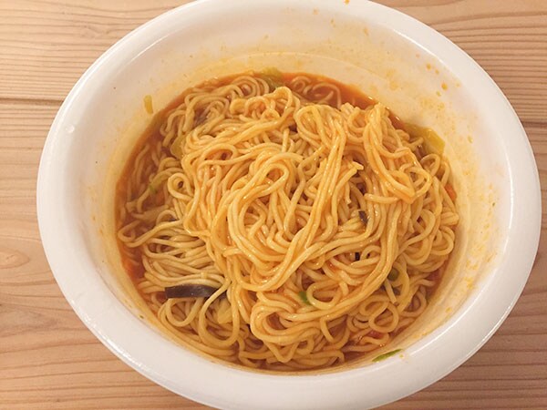 【新商品】日清焼きそばU.F.O「湯切りなし 大辛あんかけ風焼きそば」を食べてみた