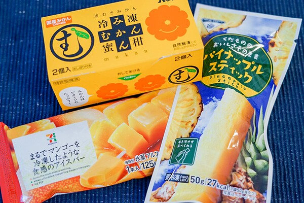 フルーツ感MAX！　セブンで買ったジューシーアイス3品