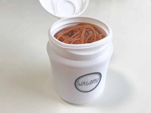 ボトルガムを使った小物入れ