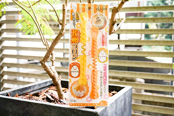 ダイソー「花卵コロン」 を使ってゆで卵の飾り切りに挑戦!