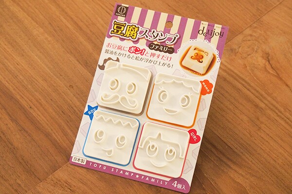 ポンと押すだけ!キャンドゥで買える「豆腐スタンプ」がかわいい!
