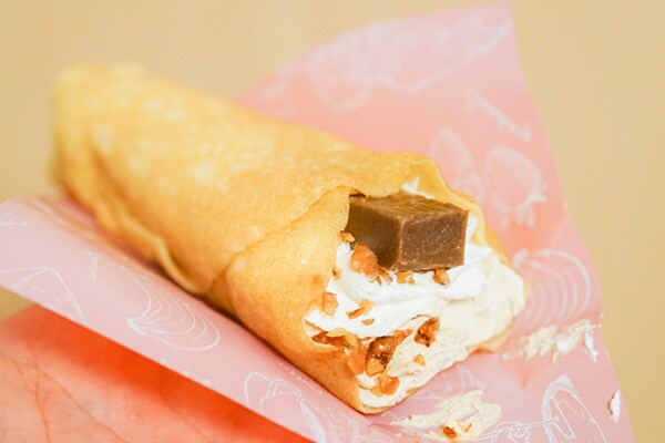 ファミマ新商品！　「キャラメルブラウニー」クレープはもっちり系♪