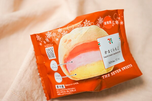 シリーズ第18弾！ セブンの新作「かまくらもこ」は苺フレーバー