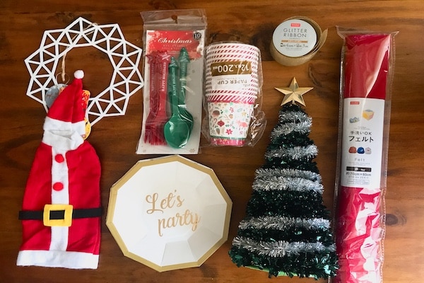 【総額800円】ダイソー&セリアで作るクリスマス高見えテーブルコーデ