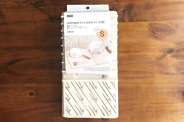 ニトリの吸水マットで「#水切りかごの無い生活」を体験!