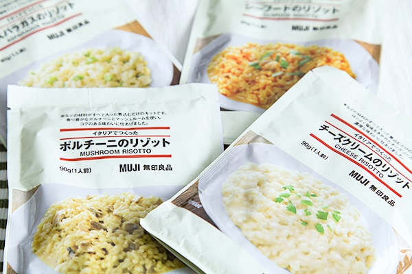 無印の「イタリアでつくったリゾット」4種を食べ比べてみた