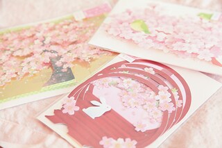 【春気分】サンリオのグリーティングカードで一足先にお花見♪